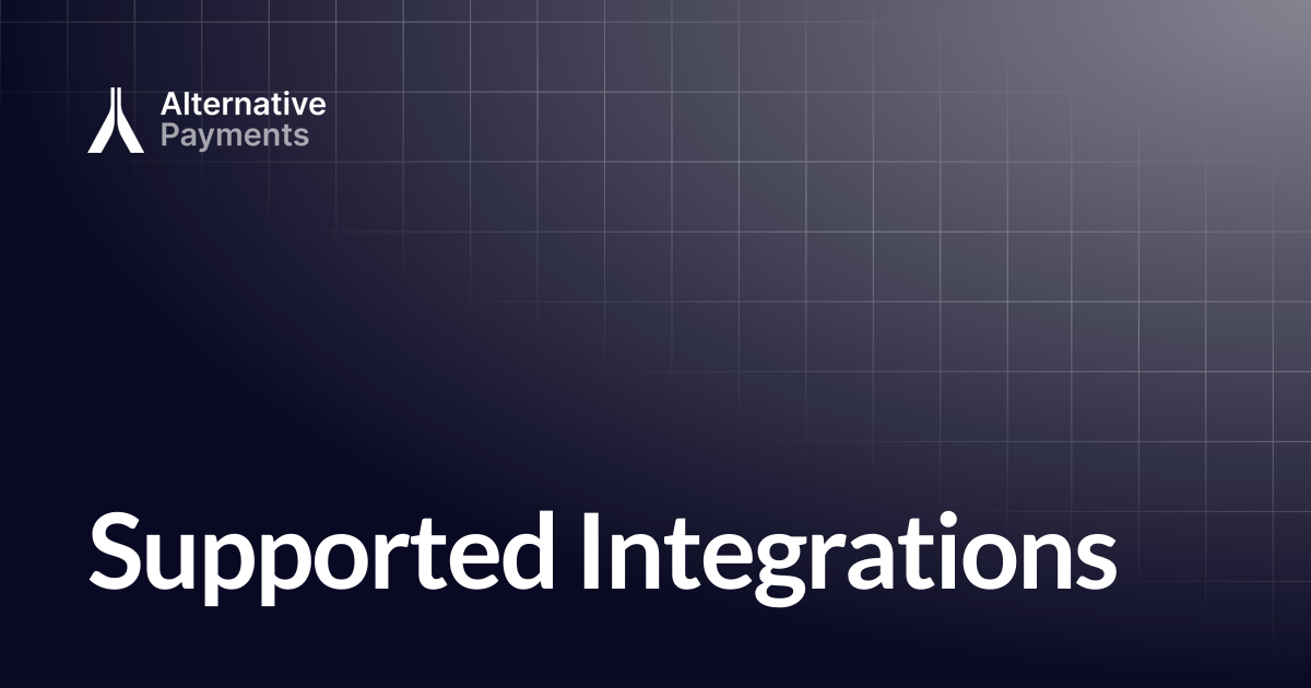 Supported Integrations | Help Center