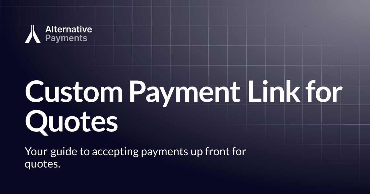 Custom Payment Link for Quotes | Help Center